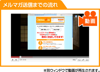 メルマガ送信までの流れ